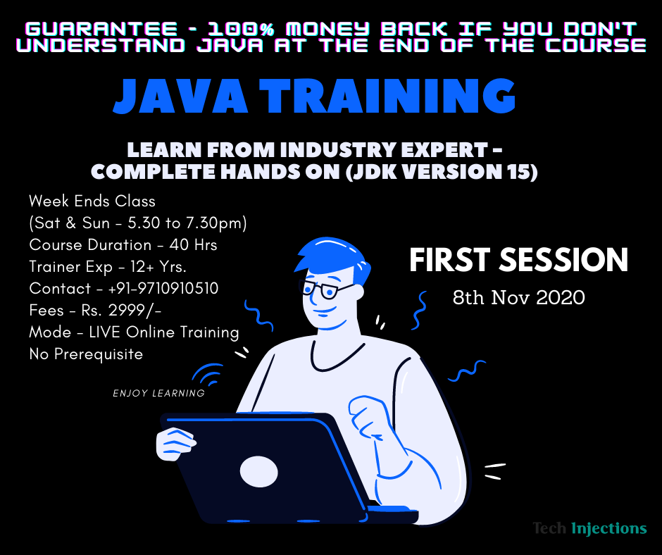 Core Java Training Latest Version Tech Injectionstech Injections